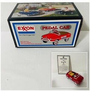 Exxon Pedal Car Bank Convertible 1996 1/6 Scale Die Cast First Edition New